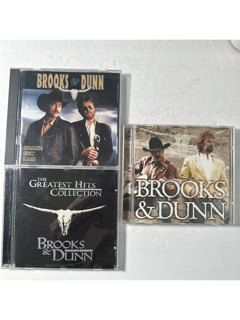 Lot 4 Brooks & Dunn Cd If You See Her Brand New Man Greatest Hits Collection